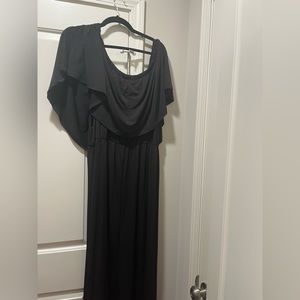 SWAK Off-Shoulder Black Dress, 4x